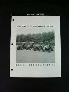 Case IH 5250 5240 5230 5220 MAXXUM Tractors Brochure92  
