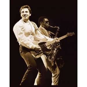  Bruce Springsteen and Clarence Clemmons by Chris Christo 
