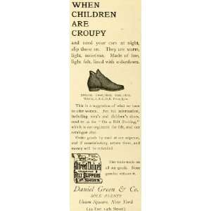   Felt Slipper Shoes Style 120 Women Footwear   Original Print Ad Home