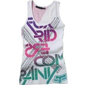  Fox Racing Womens Weird Science Foxy Tank Top   X Large 