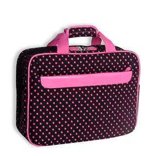 luggage 5516 SM dots black fuchsia BIG