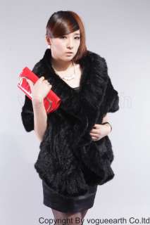 609 new real mink fur 5 color Shawl/cape/coat/vest/wrap  