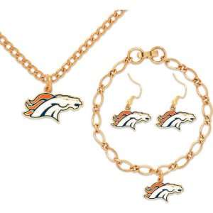  Denver Broncos Official Logo Jewelry Gift Set Sports 