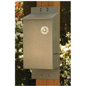   , Holds up to 150 Bats, Perfect for Backyards, 6 x 8.5 x 19.75, Gray