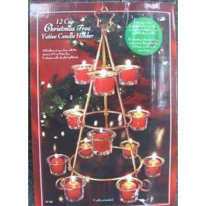 12 Cup Christmas Tree Votive Holder