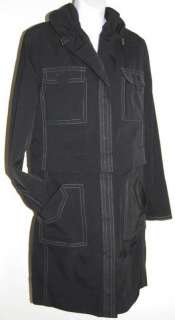 ELIE TAHARI HANAA Black Versatile Coat M $598 NWT  