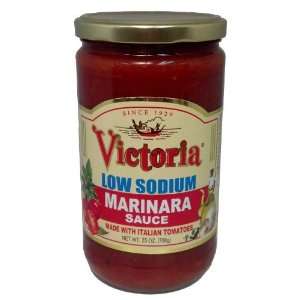 Victoria Low Sodium Marinara Sauce  25 oz.  Grocery 