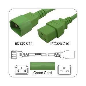  PowerFig PFC1414C19120I AC Power Cord IEC 60320 C14 Plug 