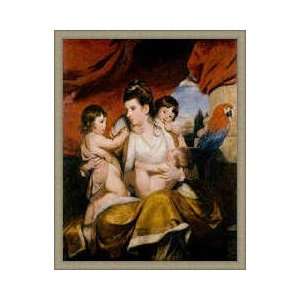  Lady Cockburn And Her Three Eldest Sons 1773 Framed Giclee 
