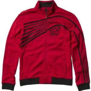  Fox Racing Top Shelf Track Mens Sportswear Jacket   Red 