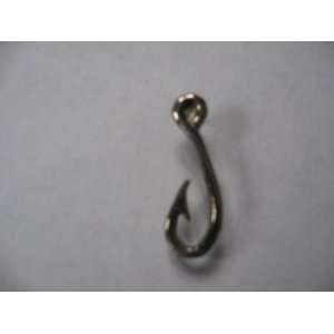 Silver Fish Hook Pin