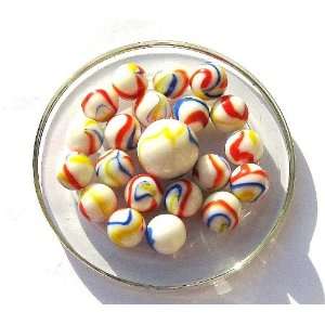  2 Larges Marbles   Marble PICASSO   Glass Marble diameter 
