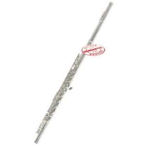  Hawk Silver Plated Closed Holed Student Flute WD F112 
