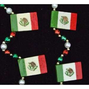 Mexican Flag Mexico Flags Necklace New Orleans Mardi Gras Spring Break 