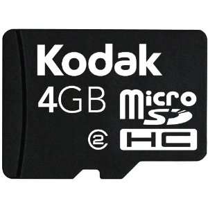  Kodak microSDHC 2 GB Flash Memory Card KSDMI2GBPSBNAA 