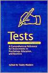 Tests  A Comprehensive Reference for Assessments in Psychology 
