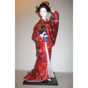  16 Geisha Doll Figurine 