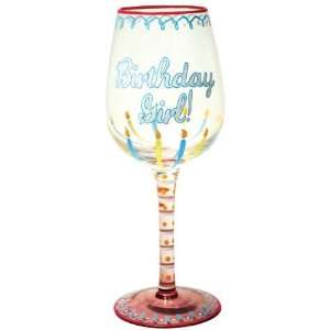 Westland Giftware A Touch of Glass 19066 Birthday Girl Wine Glass