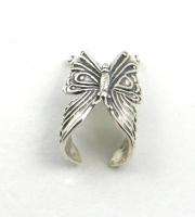 Sterling Silver BUTTERFLY EAR CUFF Handcrafted NEW A Marty Magic 