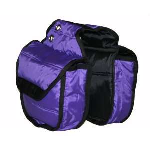  Western Saddle Bag Quilted Insulated Padded Purple Sports 