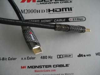 Monster M2000 HDMI cable 1.4Ver 21.6Gbps 3D HDTV XBOX360 PS3 PC 1080P 