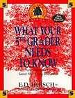 WHAT YOUR 6TH GRADER NEEDS TO KNOW BY E D HIRSCH JR  