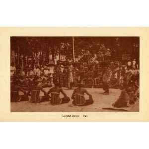  1936 Halftone Print Bali Indonesia Legong Dance Perform 