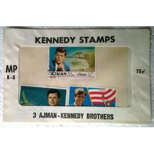  1969 AJMAN KENNEDY BROTHERS Set of 3 Stamps SUPPLIED 