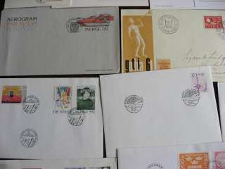SWEDEN nice hoard of 140 covers mostly FDC worth a look  