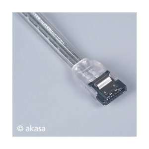  Akasa Sata 2 Silver Hdd Cable, 60Cm With Secure Latch 