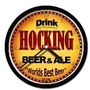  HOCKING beer and ale cerveza wall clock 