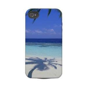  Shadow of Palm Tree Tough Iphone 4 Case Cell Phones 