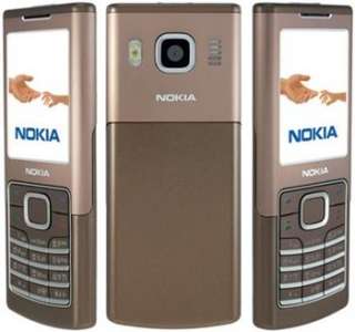 New Brown NOKIA 6500 CLASSIC Unlocked 3G Cell phone Mobile Phone 