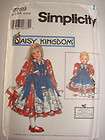 Simplicity 7789 American Girl Style Pinafore Girls Dress Size 3 6 