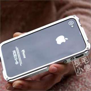 High end Luxury Silver Blade Real Metal Aluminum Bumper Case For 