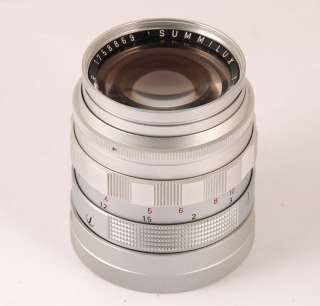 Leica Summilux M 50mm f/1.4 1st ver Silver+ XOOIM hood  