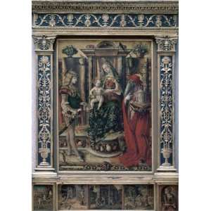  Madonna & Child With St. Jerome & St. Sebastian Arts 