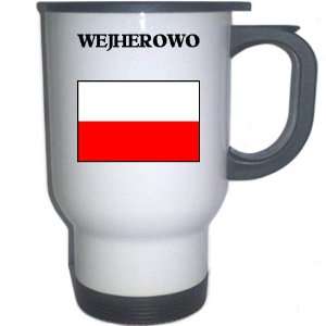  Poland   WEJHEROWO White Stainless Steel Mug Everything 