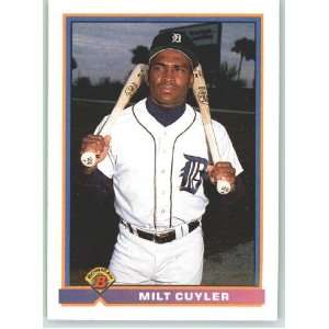  1991 Bowman #141 Milt Cuyler   Detroit Tigers (Baseball 