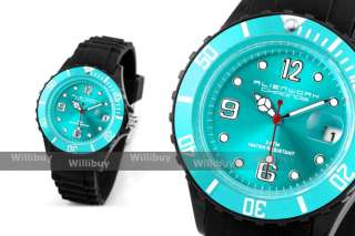   Style Wristwatch/Watch Fashion Black + Ice Colorful U VS028.02  