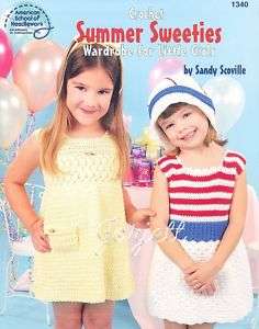 Summer Sweeties Wardrobe for Little Girls crochet  