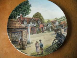 DOULTON THE COACHING INN Collectors Plate Bradex  