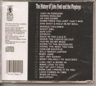 John Fred & Playboys CD   History Of NEW/SEALED 26 Cuts  