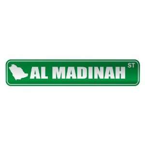   AL MADINAH ST  STREET SIGN CITY SAUDI ARABIA