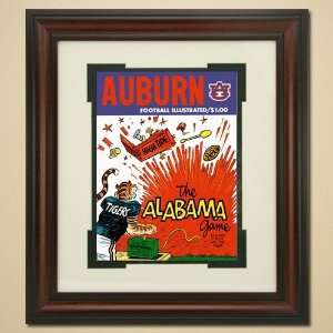  Auburn Tigers vs. Alabama Crimson Tide Framed Vintage 