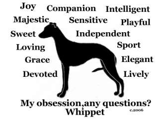 Whippet dog Obsession? Tshirt Original  