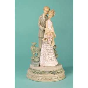  Light Up Wedding Couple Figurine