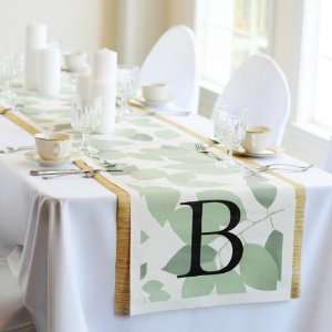 Personalized Fresh Foliage Table Runner 