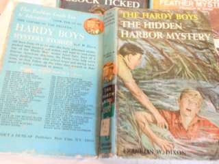 Hardy Boys Books Lot 6 Hardback Fiction Mystery 1959 1 8 11 14 33 44 