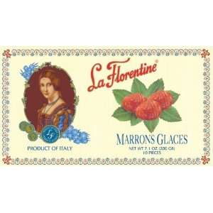 La Florentine Marrons Glaces 7.1oz  Grocery & Gourmet Food